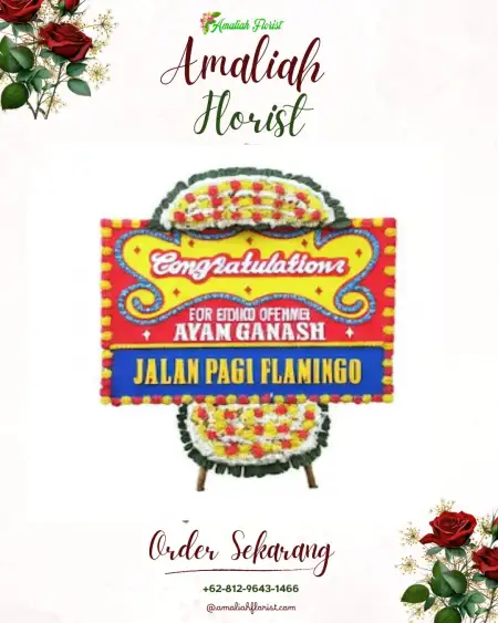 Sewa Papan Bunga Slawe